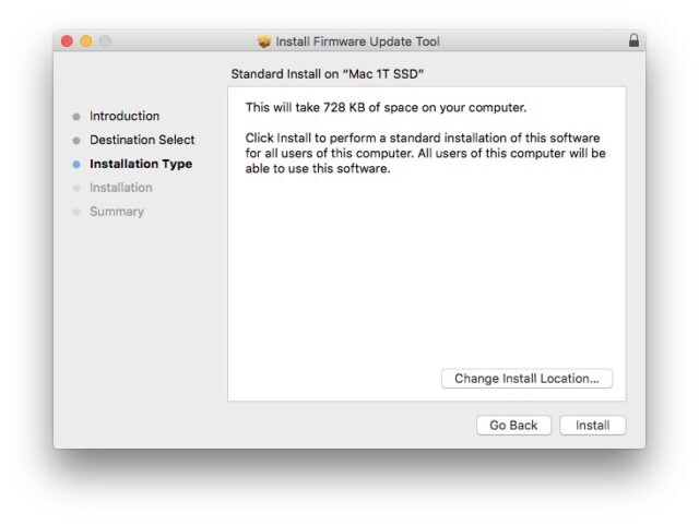 03 HL-3170 Firmware Update-Firmware Tool Installer Disk Space Notification