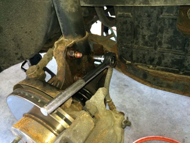 Removing Brake Line From Front Strut