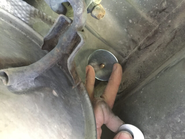 First put a 2" Washer on the bolt