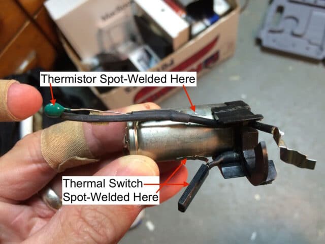 Makita 9.6V NiCad Charging Feedback Circuitry