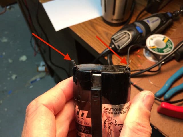 Don't Straighten the Terminals of the battery