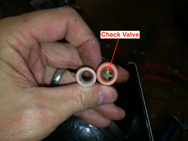 Cuisinart Coffee Maker Check Valve End View
