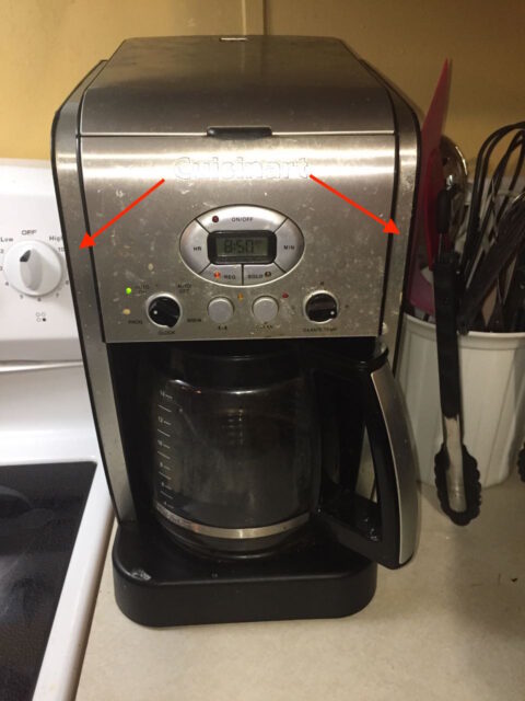 Cuisinart Coffee Maker Spring-Tightened Strips