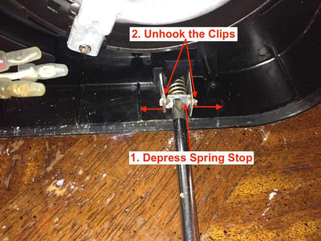 Cuisinart Spring Clip Disassembly