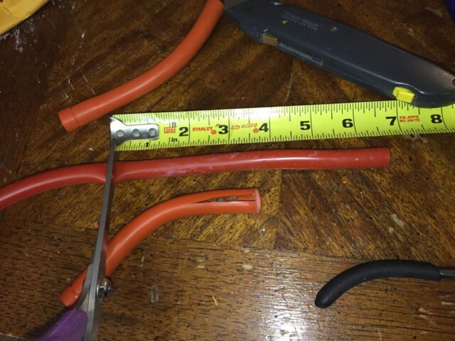 Cutting Cuisinart Coffee Maker Hose to Length
