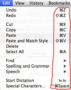 repeat formatting keyboard shortcut for mac