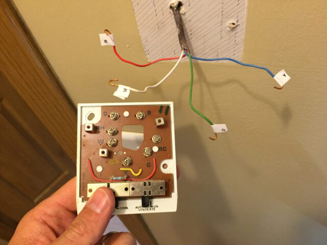 Evcon Thermostat Disconnected