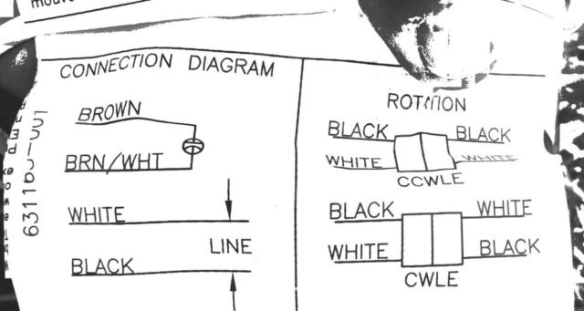 FSE1028SF AC Condenser Motor Schematic