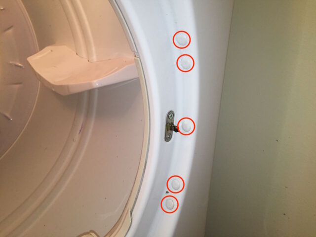 GE Dryer Hole Plug Locations