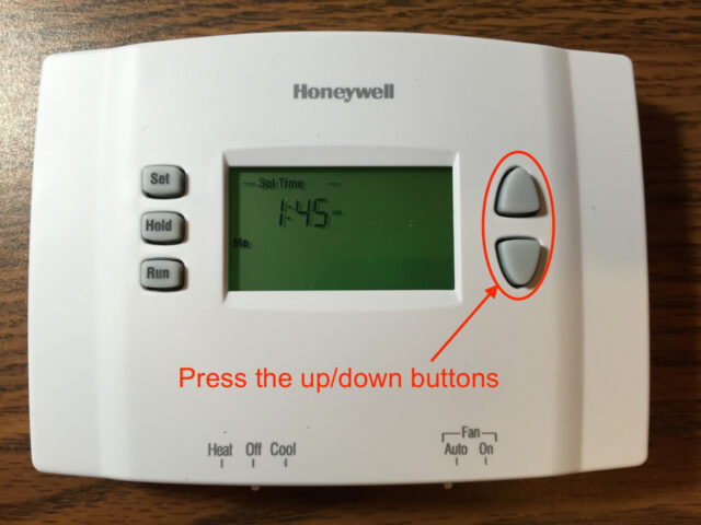 Honeywell RTH2300 Thermostat Up-Down Arrow Buttons