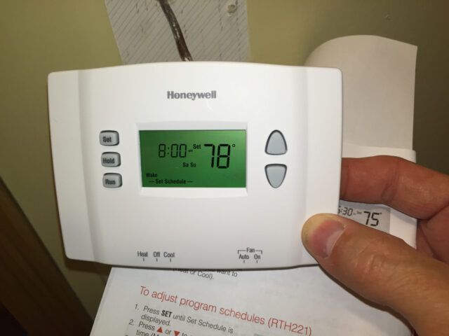 Termostato Honeywell programable rth2300b #honeywell  #termostatotoprogramable #instructivo 