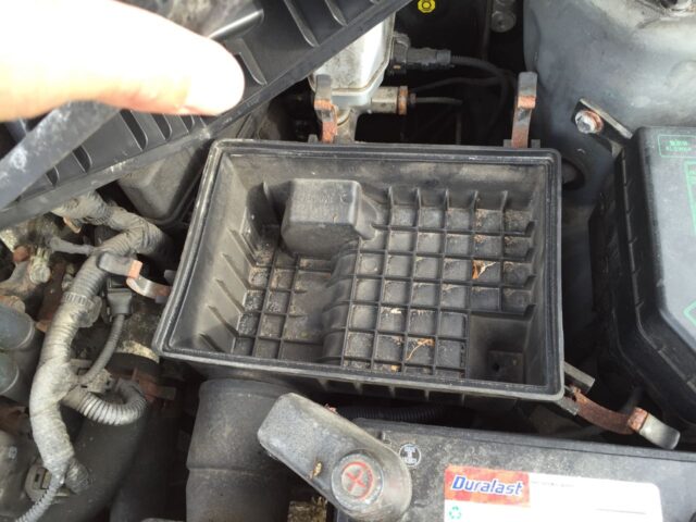 Air Filter Removed
