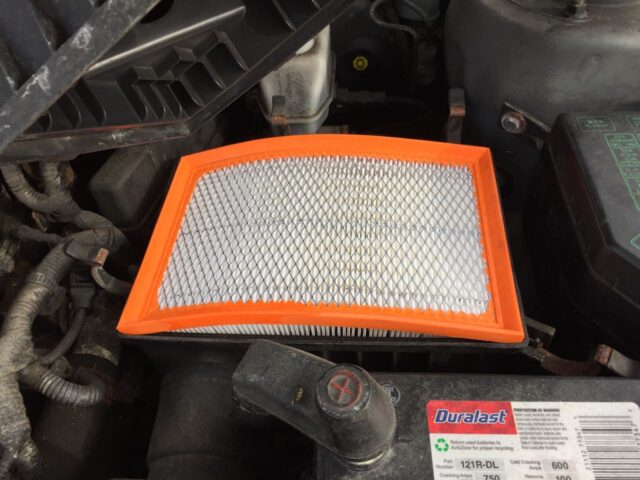 New Air Filter Installed