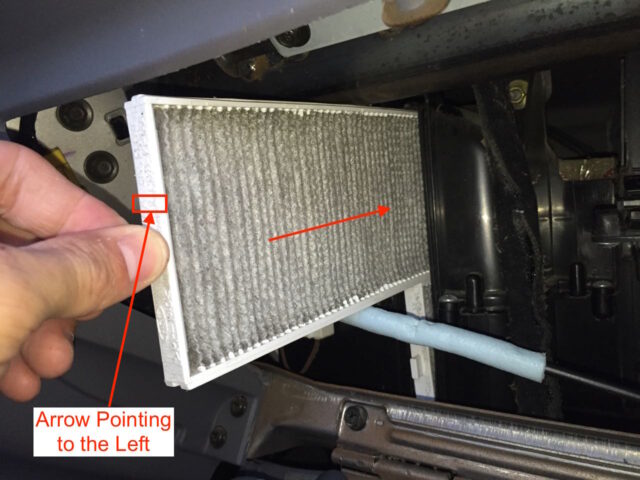 Reinstalling the top air filter