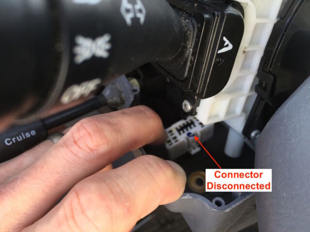 Turn Signal Headlamp Connector Disconnected