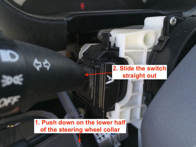 Turn Signal Lighting Switch Removal
