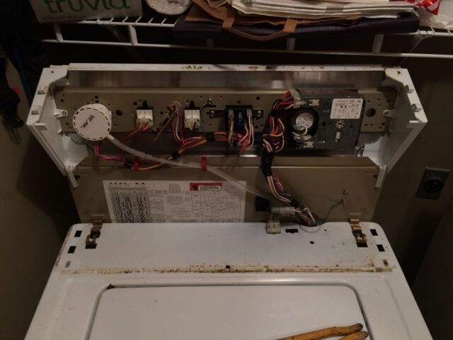 Kenmore 90 Series Washer Fills Slowly-Flipping Control Panel Step 3