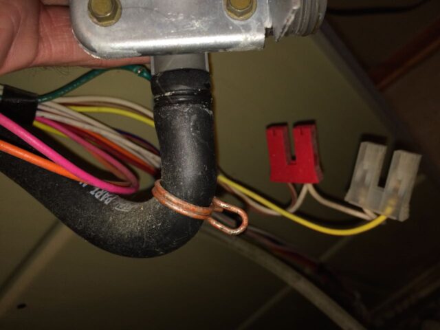 Kenmore 90 Series Washer Fills Slowly-Hose Clamp Removed