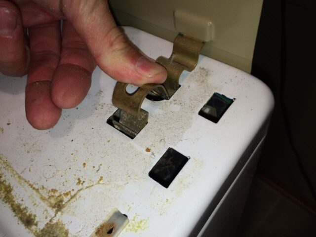 Kenmore 90 Series Washer Fills Slowly-Snap Spring Clip Down Onto Housing Top