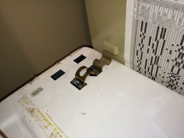 Kenmore 90 Series Washer Fills Slowly-Spring Clip Snapped In Place