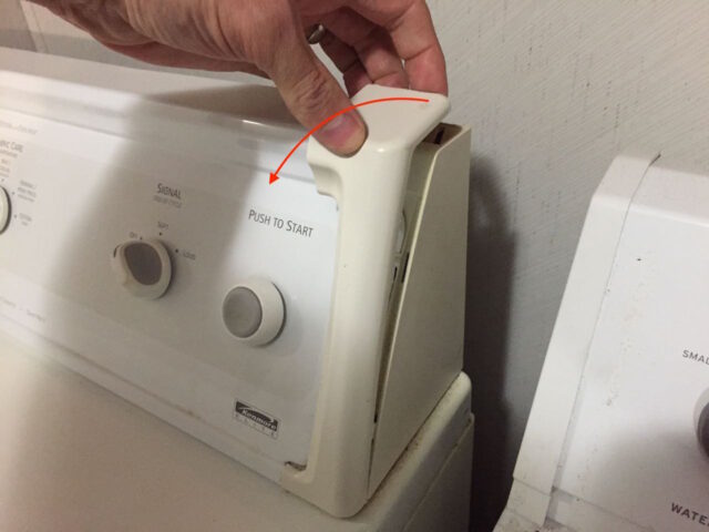 Kenmore Elite Dryer Control Endcap Removal