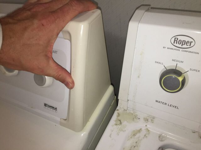 Kenmore Elite Dryer Control Panel End Cap Replaced