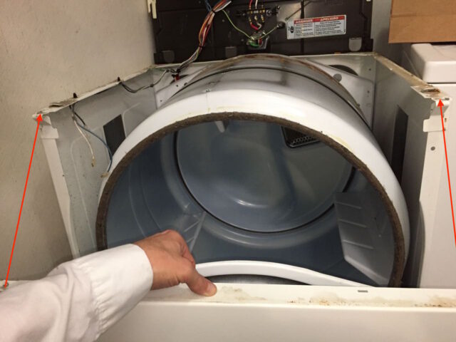 Kenmore Elite Dryer Door Assembly Reinstallation
