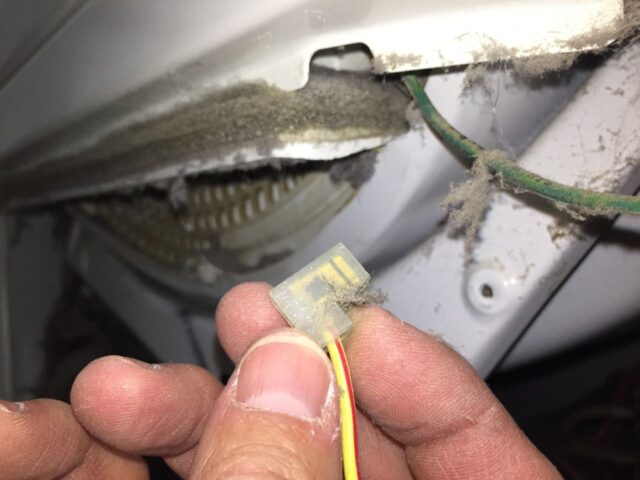 Kenmore Elite Dryer Door Moisture Sensor Removed