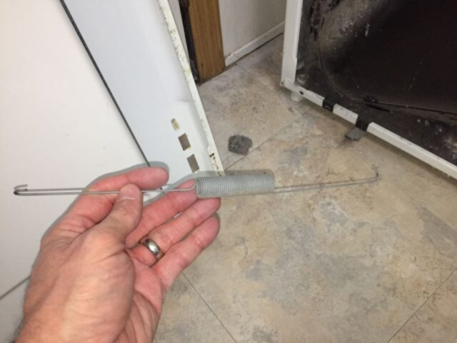 Kenmore Elite Dryer Door Spring Removed