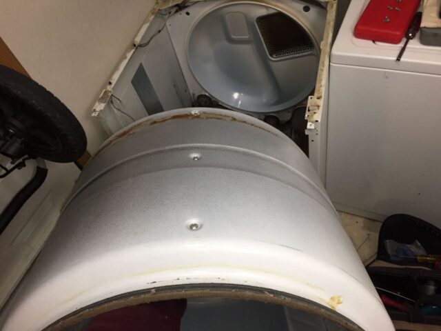 Kenmore Elite Dryer Drum Removal