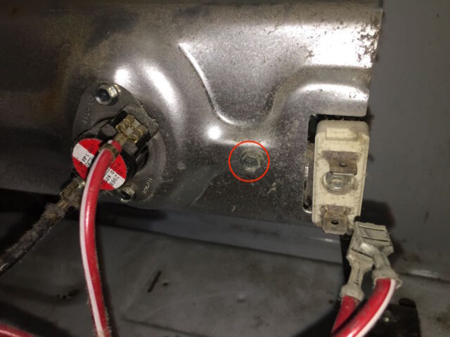 Kenmore Elite Dryer Heater Element Assembly Screw Location