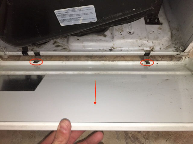 Kenmore Elite Dryer Lower Front Panel Removal