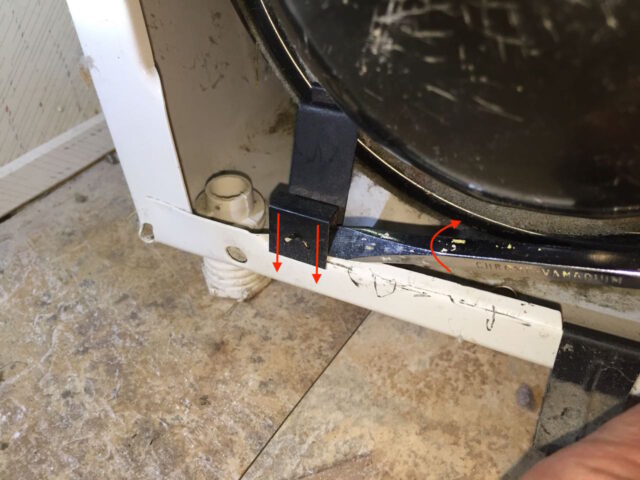 Kenmore Elite Dryer Reinstalling Lint Duct Spring Clip