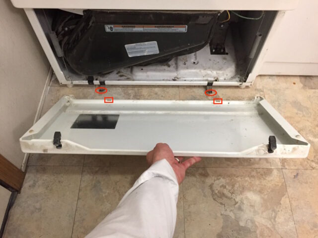 Kenmore Elite Dryer Reinstalling Lower Front Panel