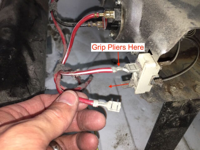 Kenmore Elite Dryer Removing Heater Element Electrical Connectors