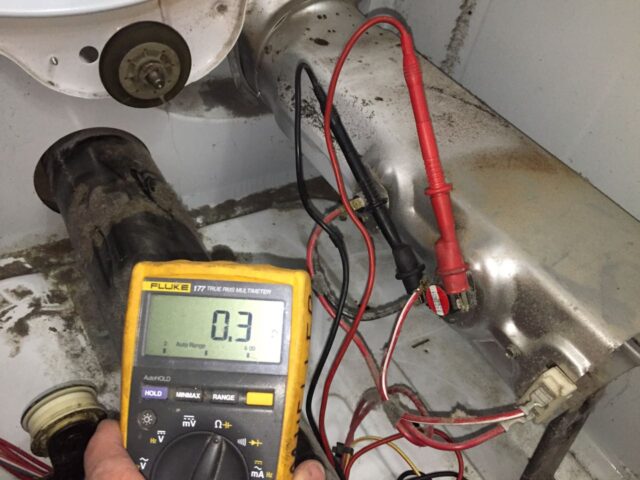 Testing the hi limit thermostat with a multimeter