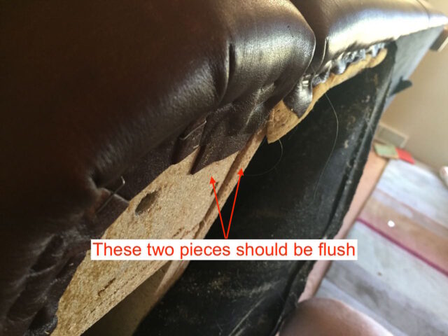 The shifting frame of my couch