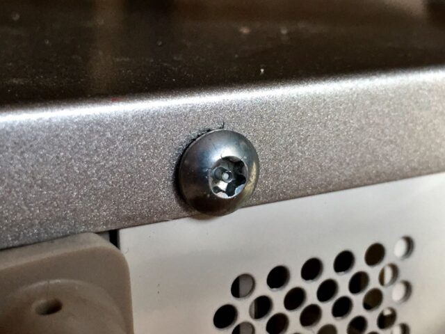 Panasonic Genius Prestige-Safety Torx T20 Screw Up Close