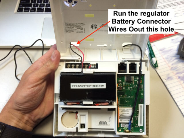 Simon XT Regulator Wires Running Out Case