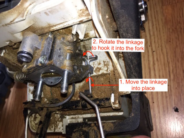 Linkage connecting steps