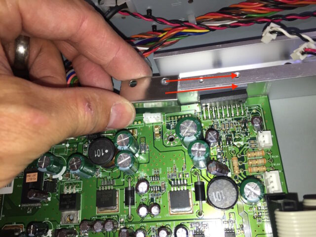 Vizio 50 Plasma Main Video Board Heat Sink Spring Clamp Installation