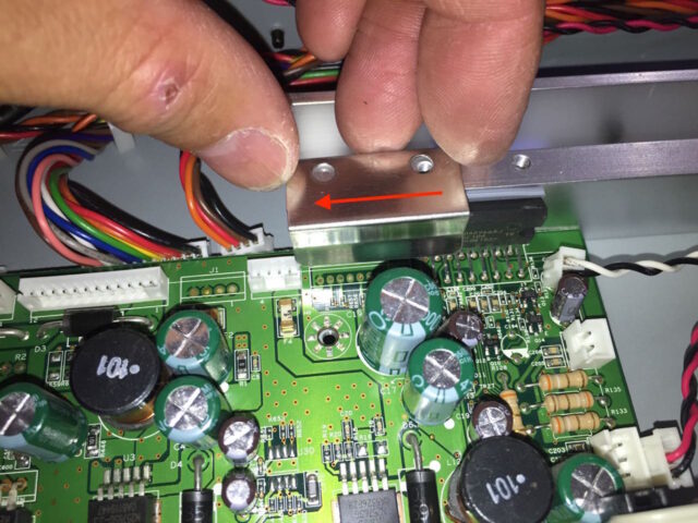 Vizio 50 Plasma Main Video Board Heat Sink Spring Clamp Removal