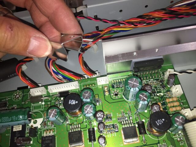 Vizio 50 Plasma Main Video Board Heat Sink Spring Clamp Removed