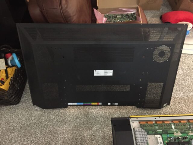 Vizio 50 Plasma Rear Cover Removed