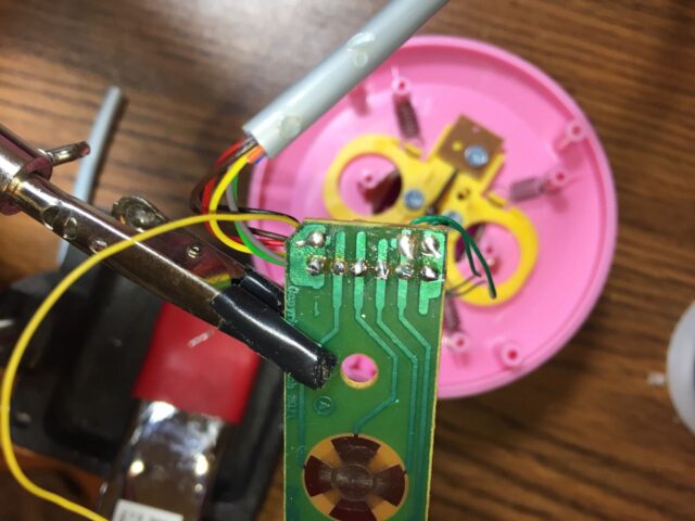 trimmed soldered joints