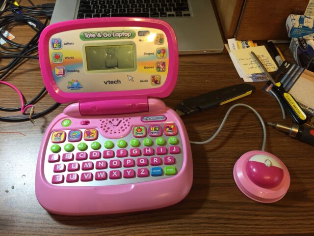 Vtech laptop with a new mouse cable