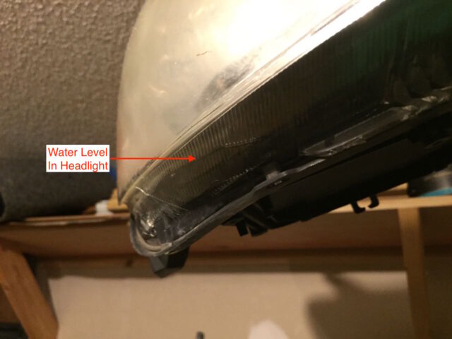 Water Level In Toyota Sienna Headlight