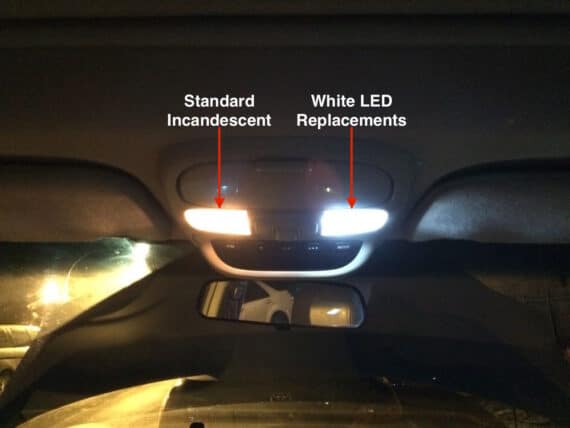 How to Replace 2004-2010 Toyota Sienna Interior Lights With LED's