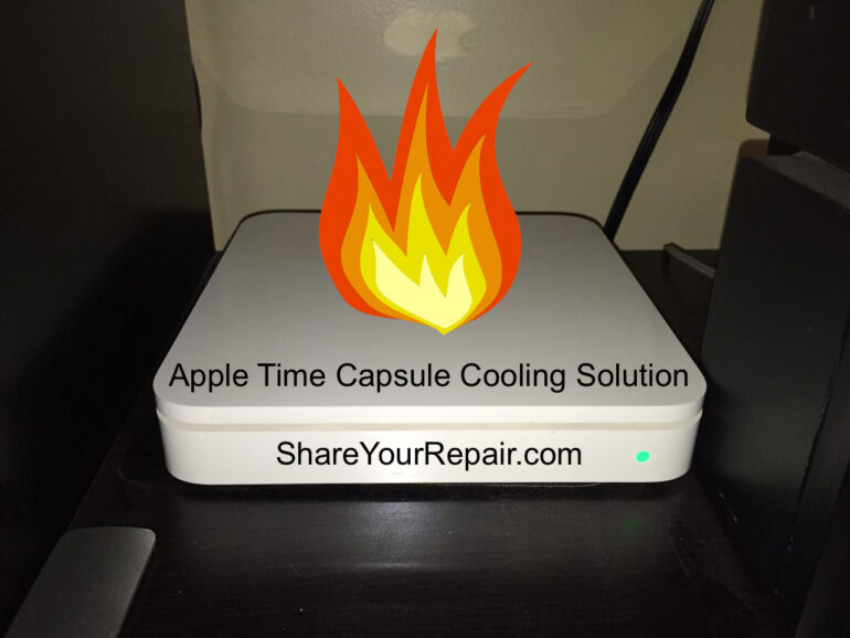 Apple Time Capsule Cooling Solution