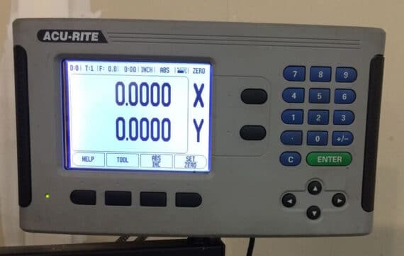 How to Zero Out an Acu-Rite Model DRO 200S